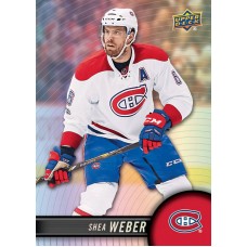 6 Shea Weber Base Set 2017-18 Tim Hortons UD Upper Deck